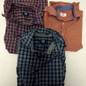 Cutter & Buck Shirts Lot of 3 Size Medium